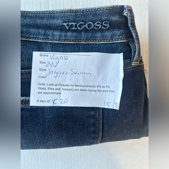 Vigoss Jagger‎ Skinny Women’s Jeans Distressed Size 24 plus - Picture 9 of 9